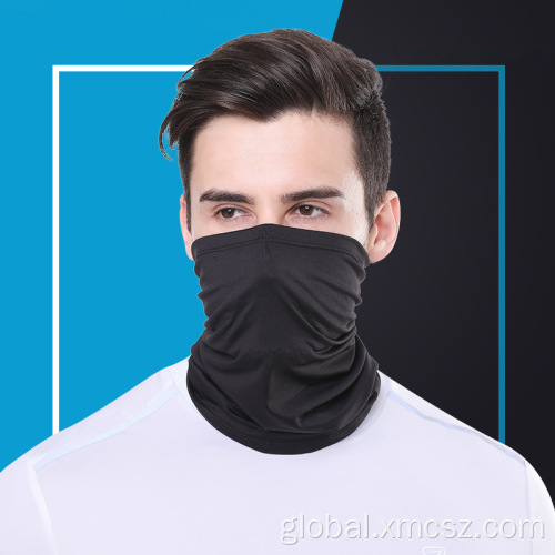 China Pure color cotton face mask scarf Supplier